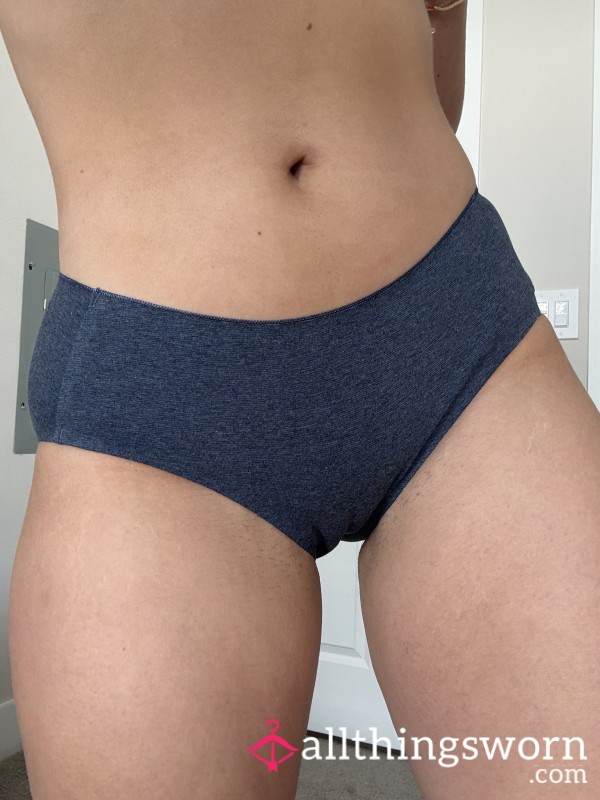 Blue Full Coverage Undies Size Medium