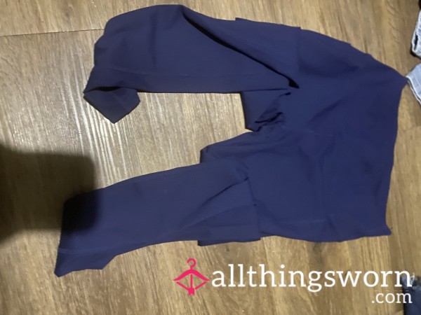 Blue Gym Leggings