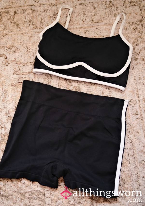 Dark Blue Gym Set, 5 Day Wear + Pics 👟