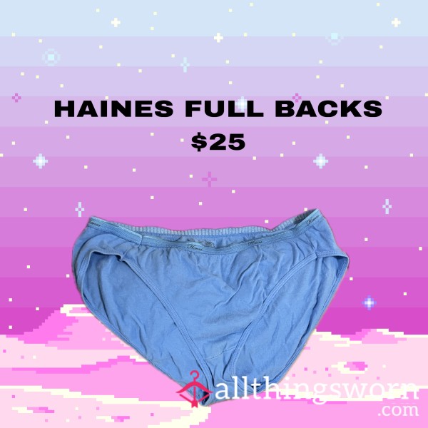 BLUE HAINES FULL BACKS