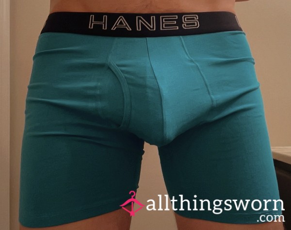Blue Hanes Briefs