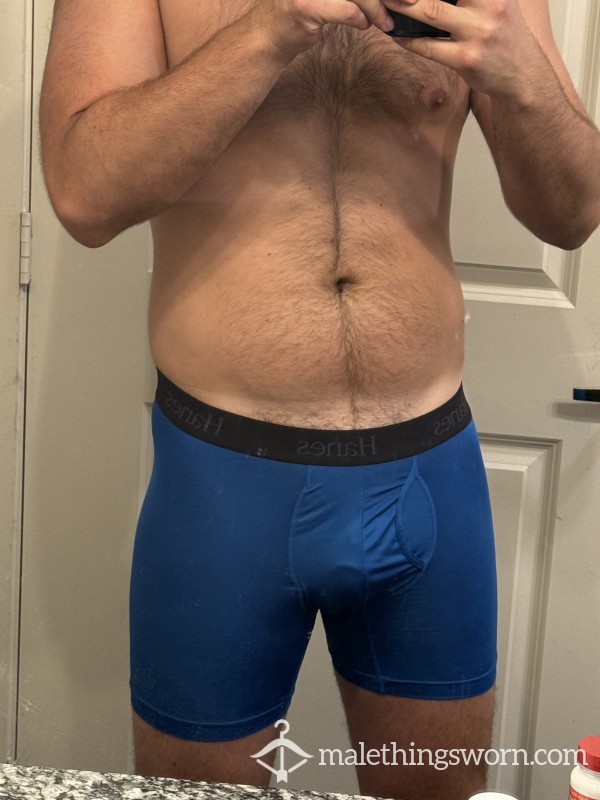 Blue Hanes Briefs - Extra Musty