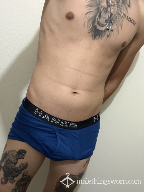 Used Blue Hanes Used Underwear