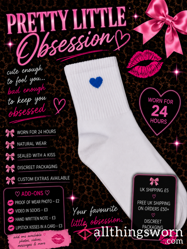 Blue Heart Socks