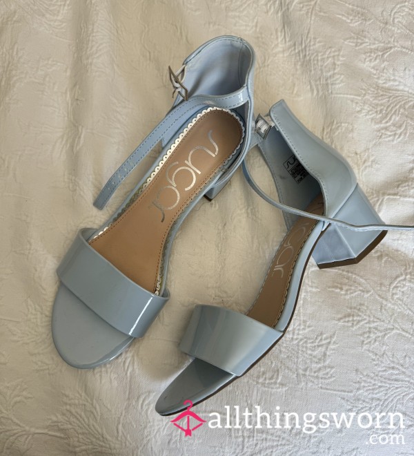 Blue Heel Sandals 🩵