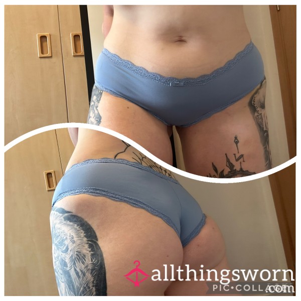 Blue Hipster Panties