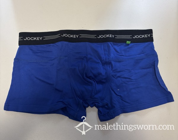 Blue Jockey Boxer Briefs Size L