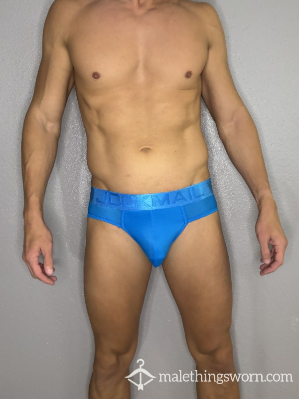 Blue Jockmail Briefs