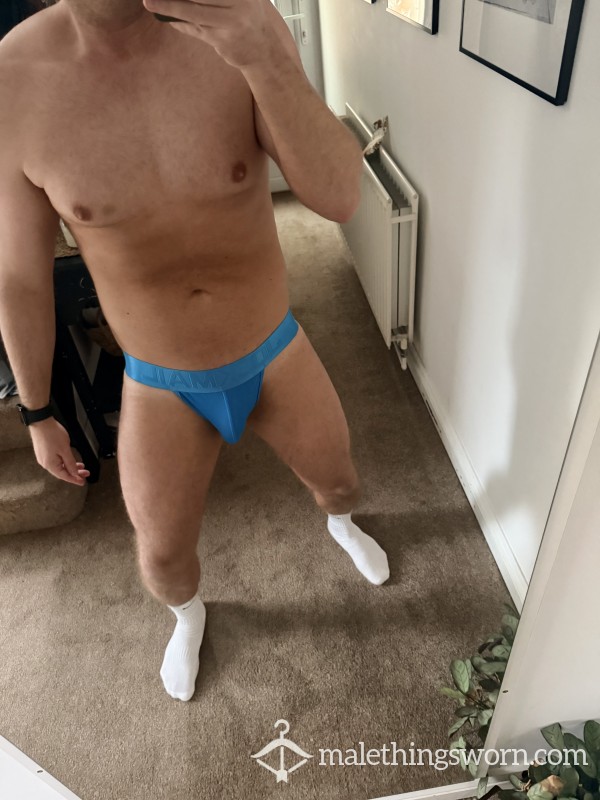 Blue Jockmail Jockstrap (L)