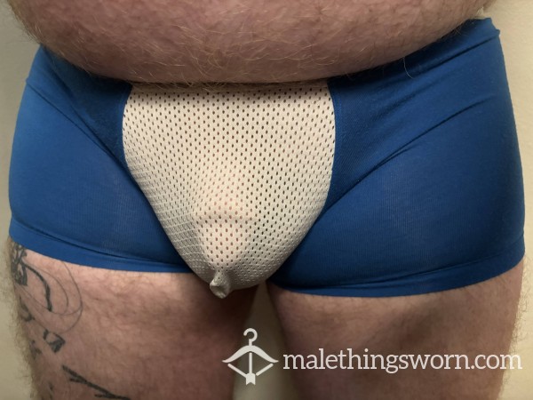 Blue Kyle Trunks With Mesh Pouch Size XL