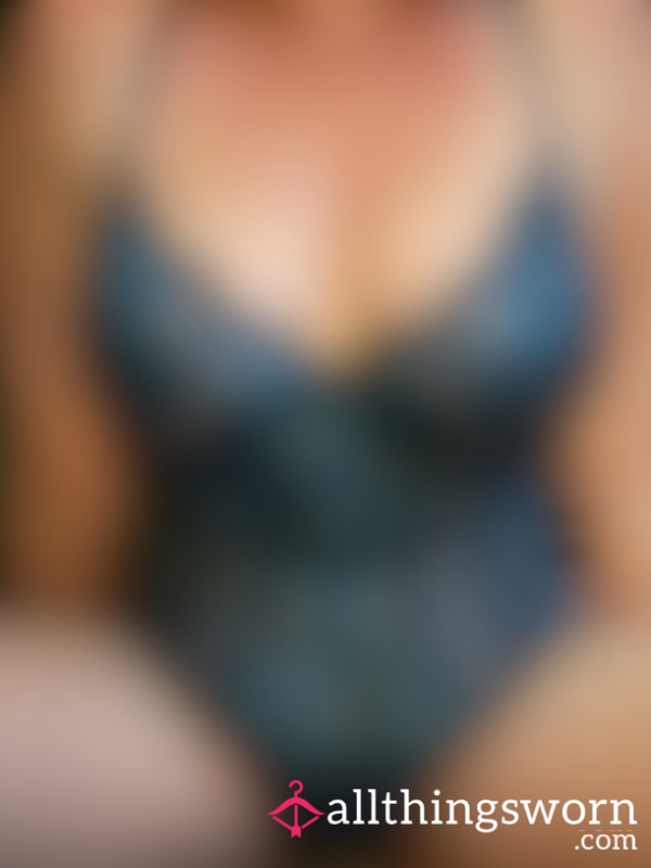 Blue Lace Bodysuit