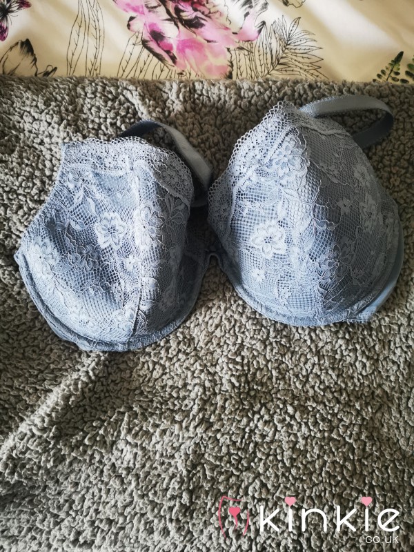 Blue Lace Bra