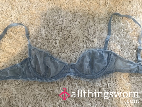 Blue Lace Bra