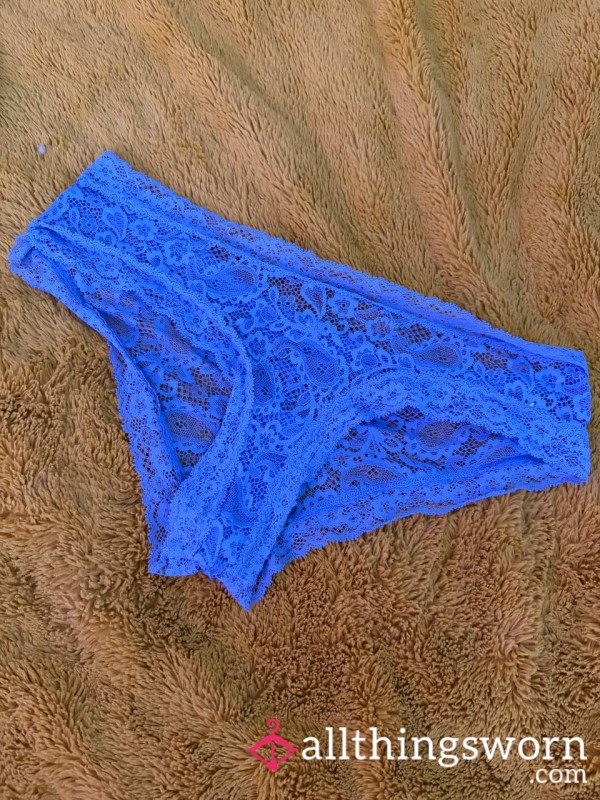 Blue Lace Cheeky Panties 💙