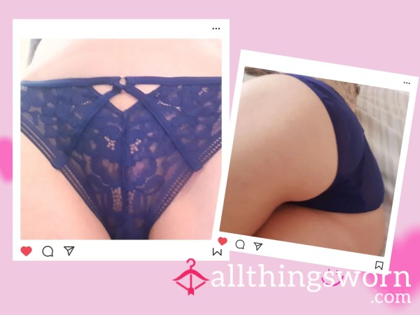 💙Blue Lace Mesh Panties💙
