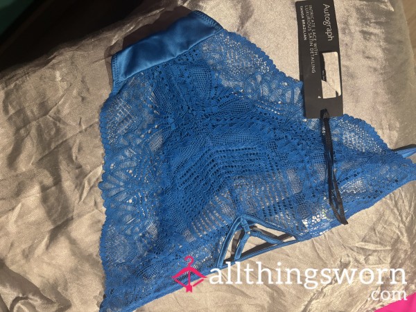 Blue Lace Panties