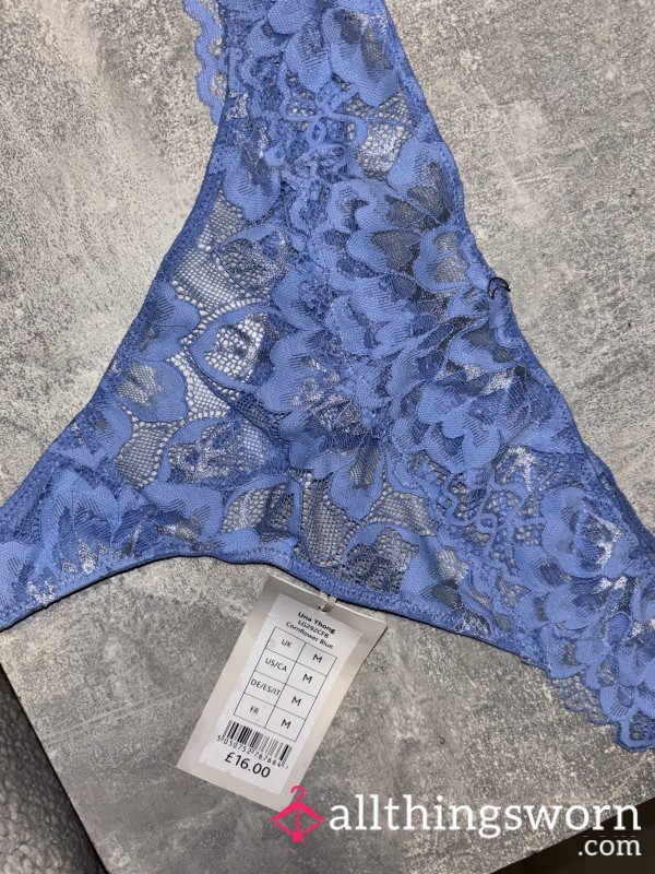Blue Lace Panties