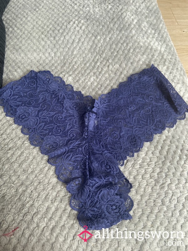 Blue Lace Panties