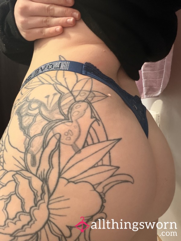 Blue Lace Thong❤️