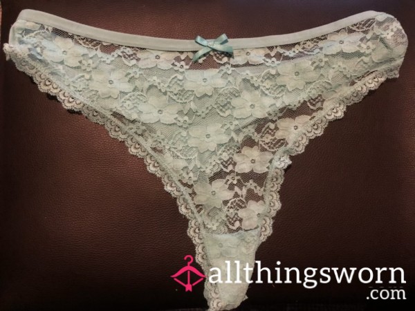 Blue Lace Thongs🩵