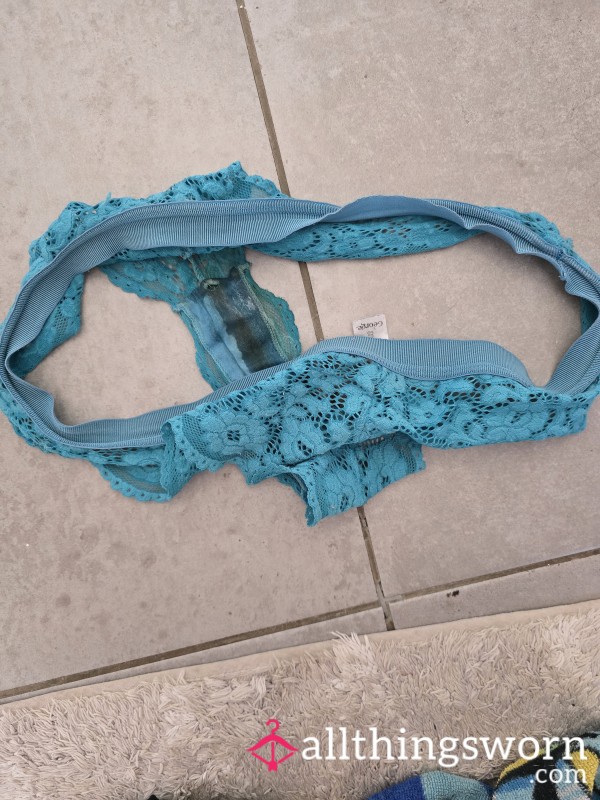 Blue Laced Panties
