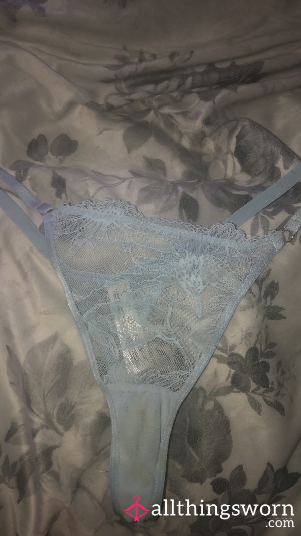 Blue Lacey G String