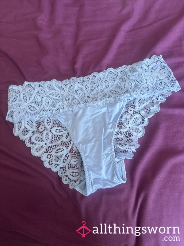 Blue Lacey Panties