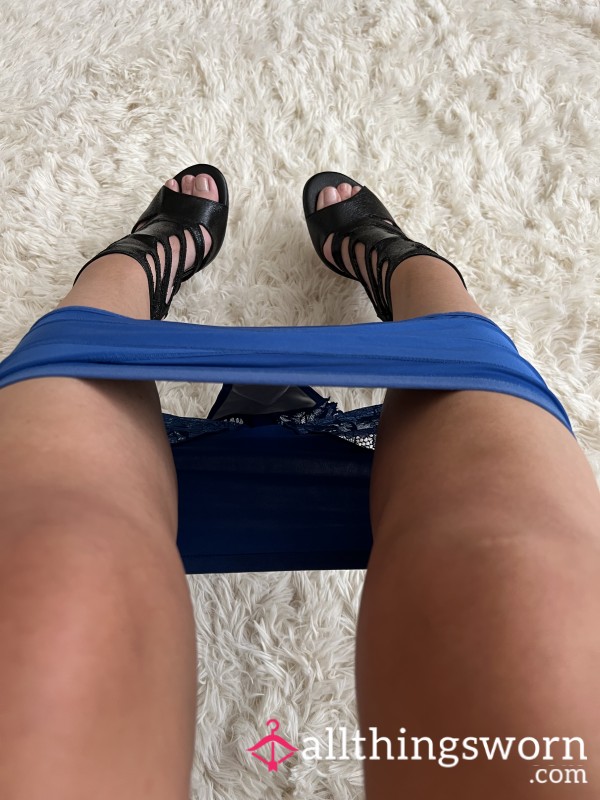 Blue Lacey Panties