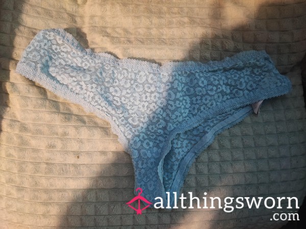 Blue Lacey Panties