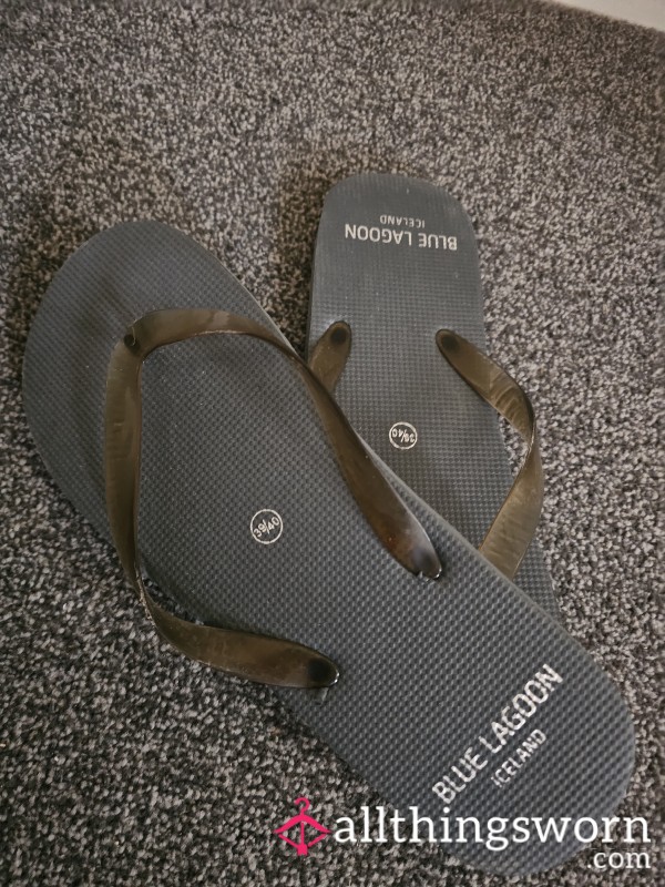 Blue Lagoon Flip Flops
