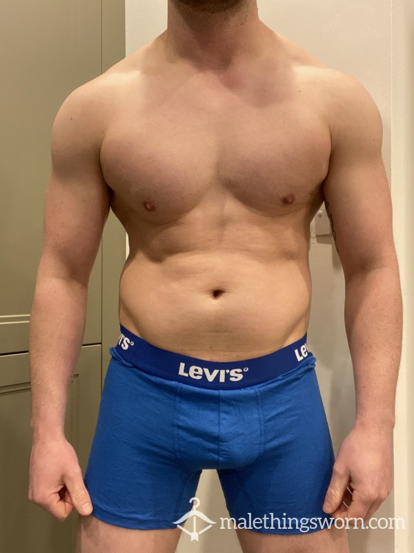Blue Levi Boxers