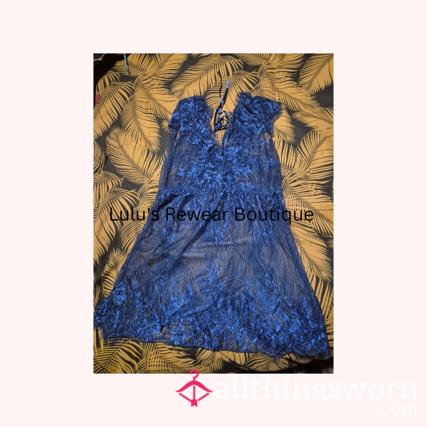 Blue Lingerie Dress