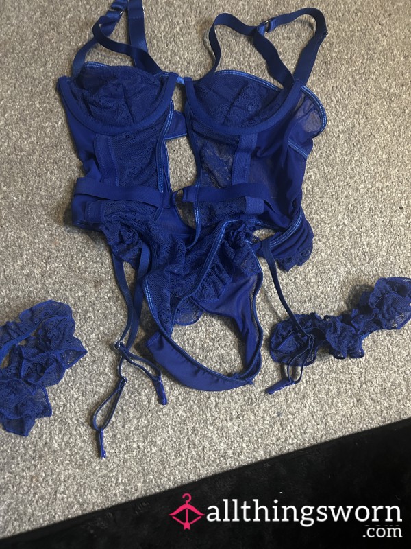Blue Lingerie On Me 😈