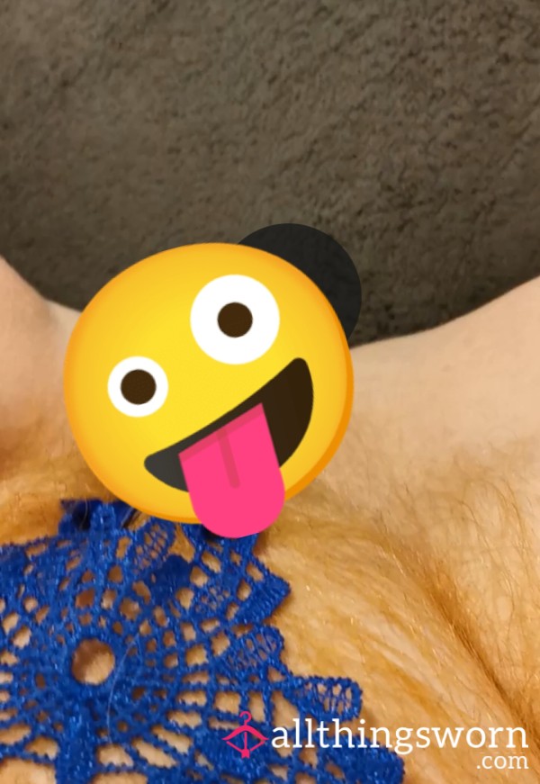 Blue Lingerie Play
