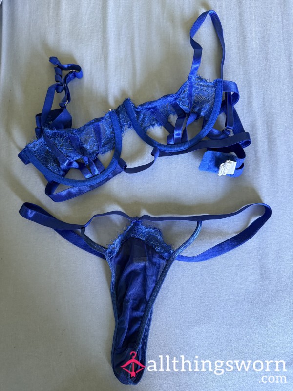 Blue Lingerie Set