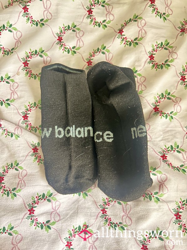 Blue New Balance Socks