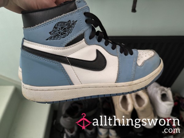 Blue Nike Air Jordans