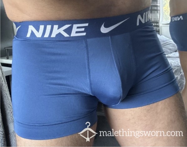 Blue Nike Microfibre Trunks