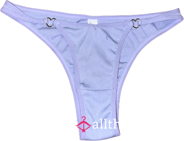 Pastel Panties With Gold Heart Accent