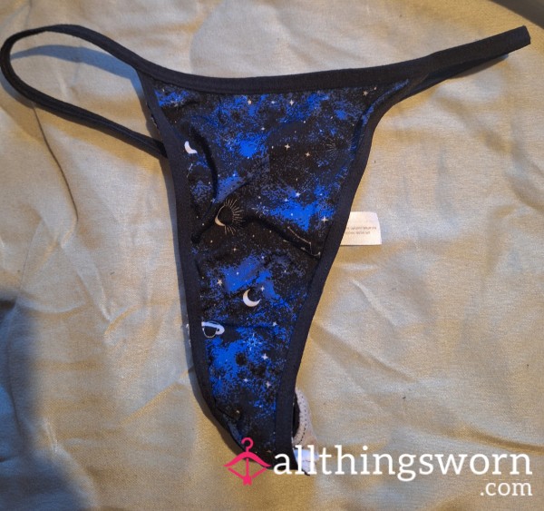 Blue Planets Thong