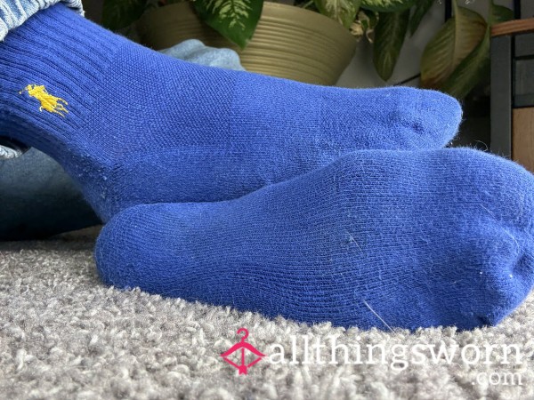 Blue Polo Sock SOLD
