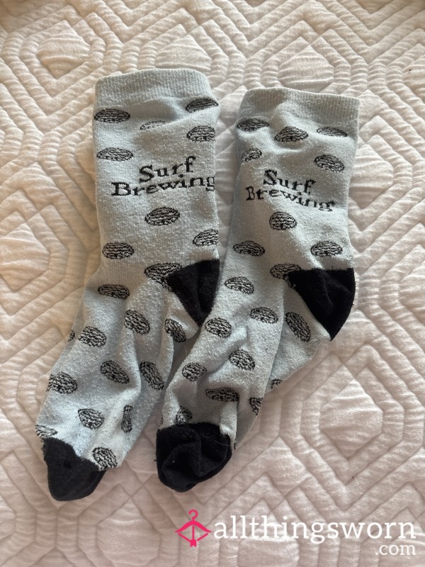 Blue Print Socks