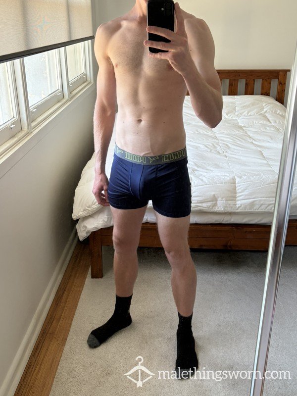 Blue Puma Trunks