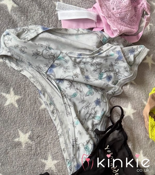Blue Satin Panties – 48hr Wear, Vacuum Sealed Like The National Treasure They Are. Buy As Part Of A Bundle Or Separately