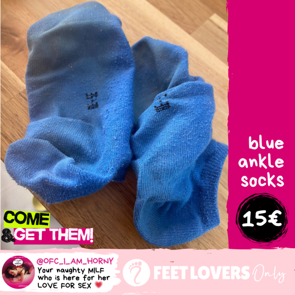 🧦 Blue Short Ankle Socks