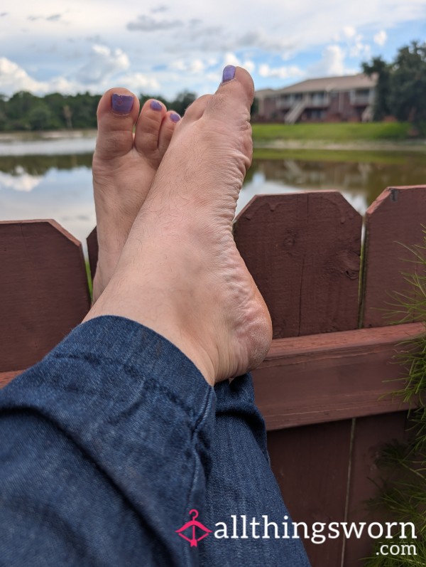 Blue Skies With A Chance Of Feet Up