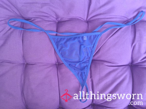 Blue Skimpy G-strings