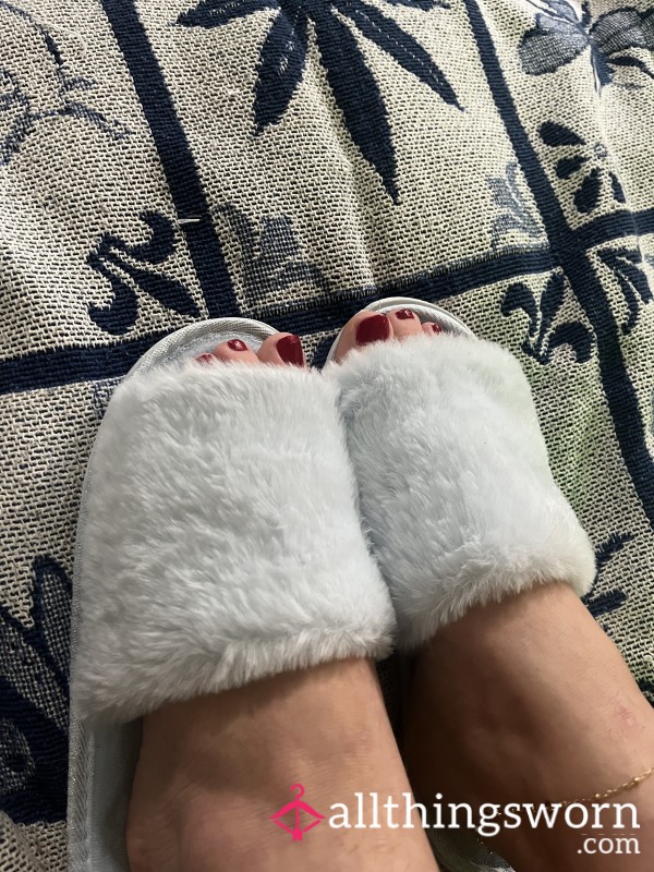 Well Worn Blue Slippers🩵