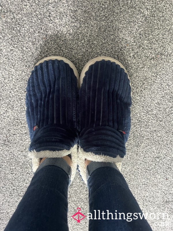 Blue Slippers