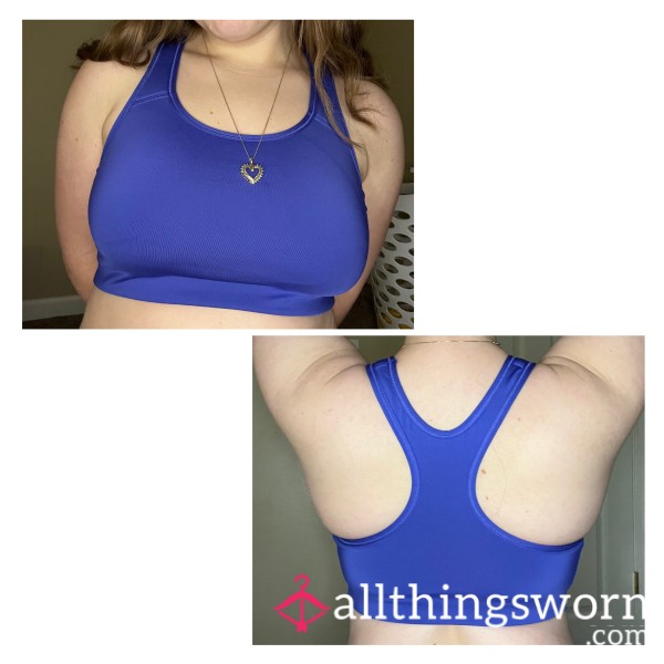 Blue Sports Bra
